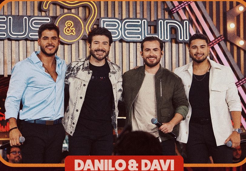 Mateus e Belini com Danilo e Davi